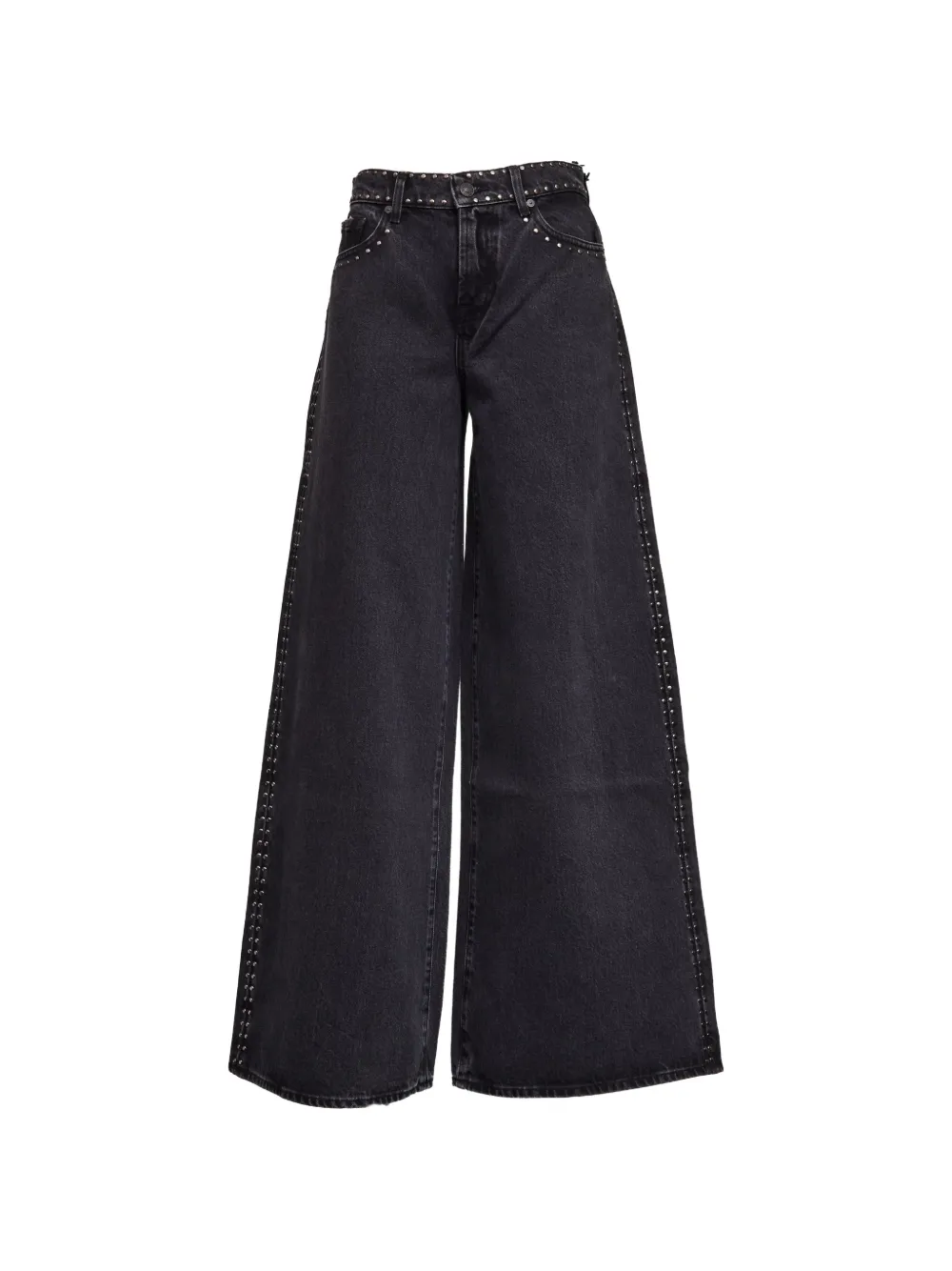 Джинсы-клеш с заклепками 7 For All Mankind, черный
Джинсы-клеш с заклепками 7 For All Mankind, черный