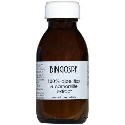 БИНГОСПА 100% экстракт алоэ, льна и ромашки 100мл, BingoSpa
БИНГОСПА 100% экстракт алоэ, льна и ромашки 100мл, BingoSpa