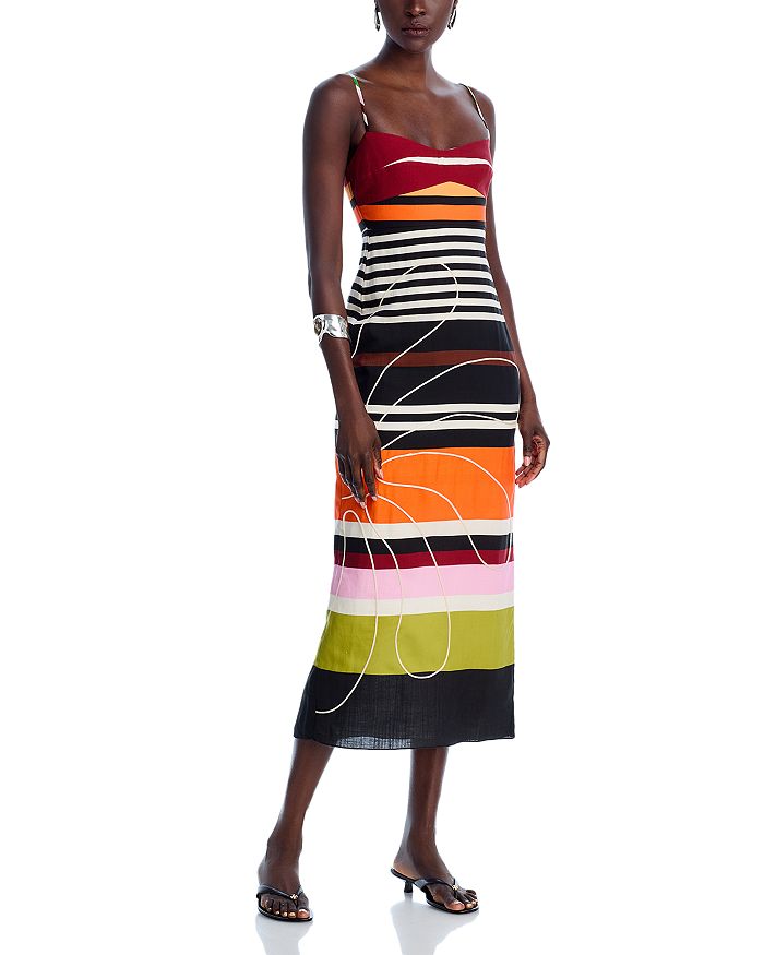 Платье из льна с вышивкой Paloma Cala de la Cruz, мультиколор
Платье из льна с вышивкой Paloma Cala de la Cruz, мультиколор