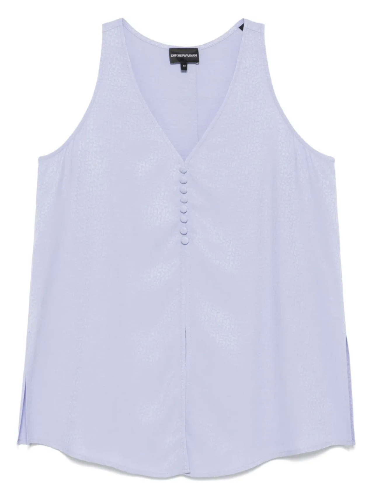 Топ Armure с V-образным вырезом Emporio Armani, синий 
Топ Armure с V-образным вырезом Emporio Armani, синий