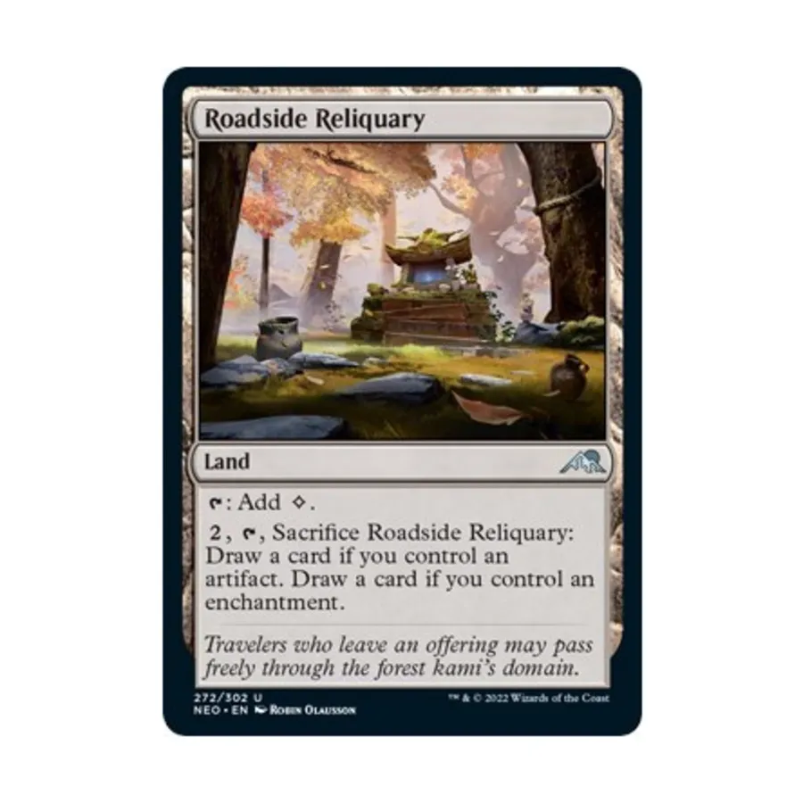 CCG Придорожный реликварий (U), MTG - Kamigawa : Neon Dynasty
CCG Придорожный реликварий (U), MTG - Kamigawa : Neon Dynasty