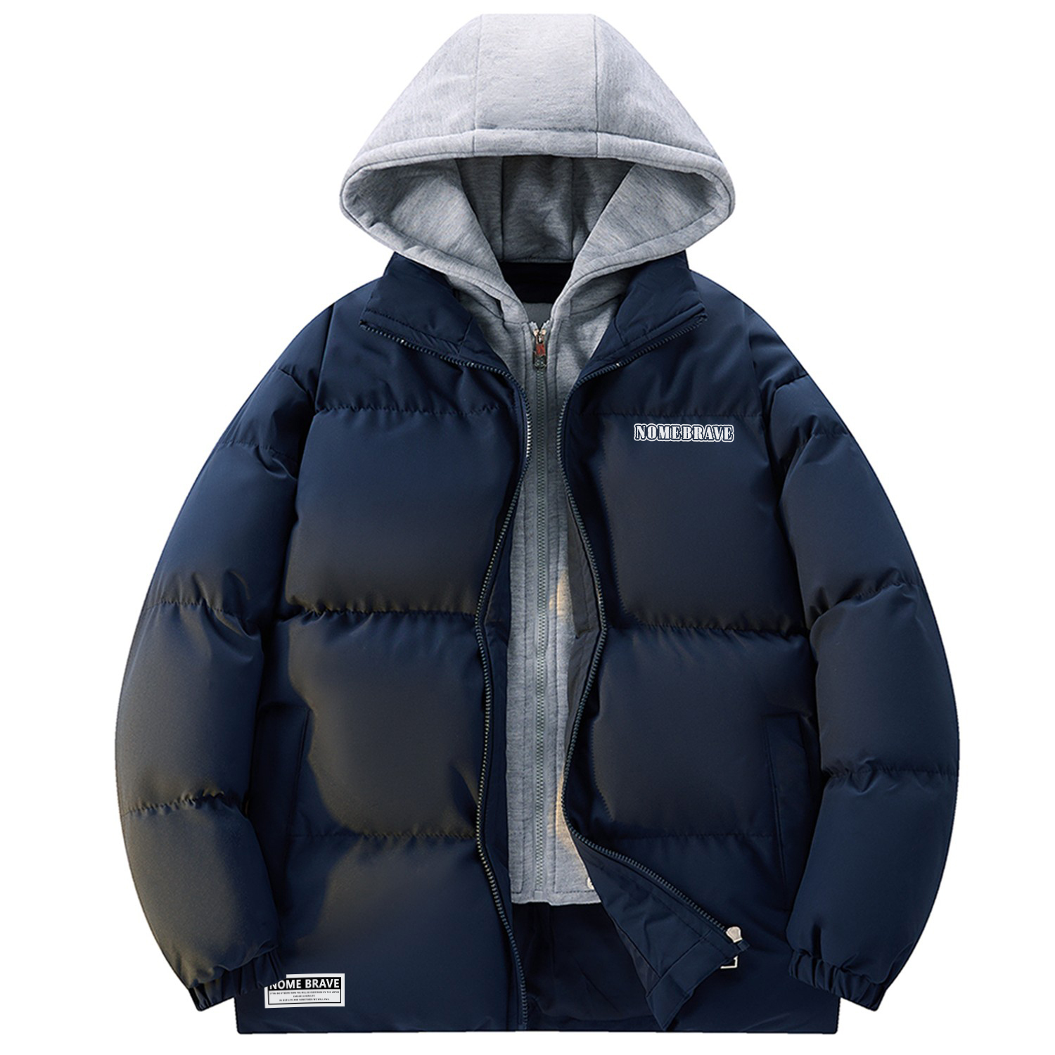 NOME Пуховик Unisex, Navy Blue (Mock Two-Piece)
NOME Пуховик Unisex, Navy Blue (Mock Two-Piece)