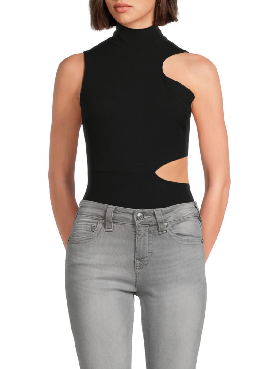 Боди с вырезом и высоким воротом Wolford, черный
Боди с вырезом и высоким воротом Wolford, черный