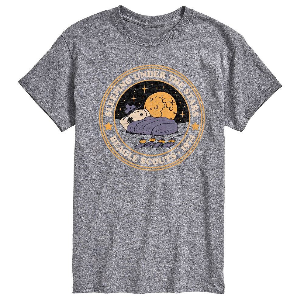 Мужская футболка с рисунком Peanuts Sleeping Under Stars Licensed Character, цвет Heather Gray
Мужская футболка с рисунком Peanuts Sleeping Under Stars Licensed Character, цвет Heather Gray