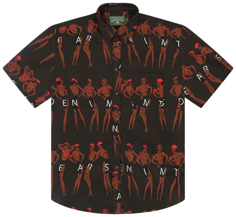 Рубашка Denim Tears Dancer Button Up Shirt, коричневый
Рубашка Denim Tears Dancer Button Up Shirt, коричневый