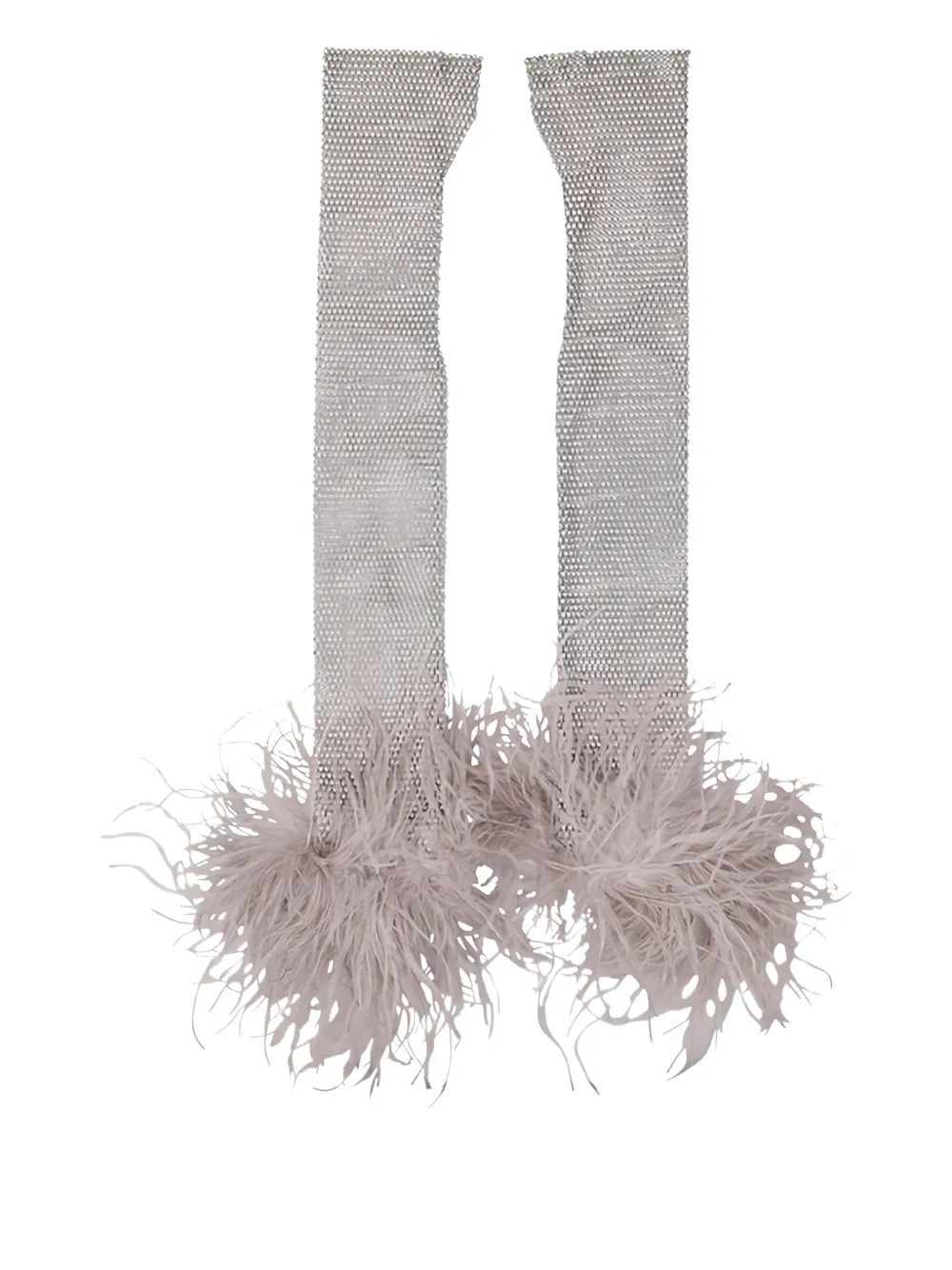 Перчатки с отделкой из перьев Santa Brands, серебристый
Перчатки с отделкой из перьев Santa Brands, серебристый