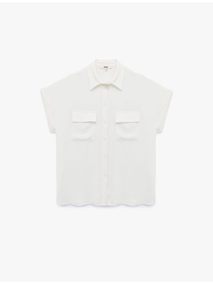 KOTON Рубашки SS серо-белого цвета
KOTON Рубашки SS серо-белого цвета