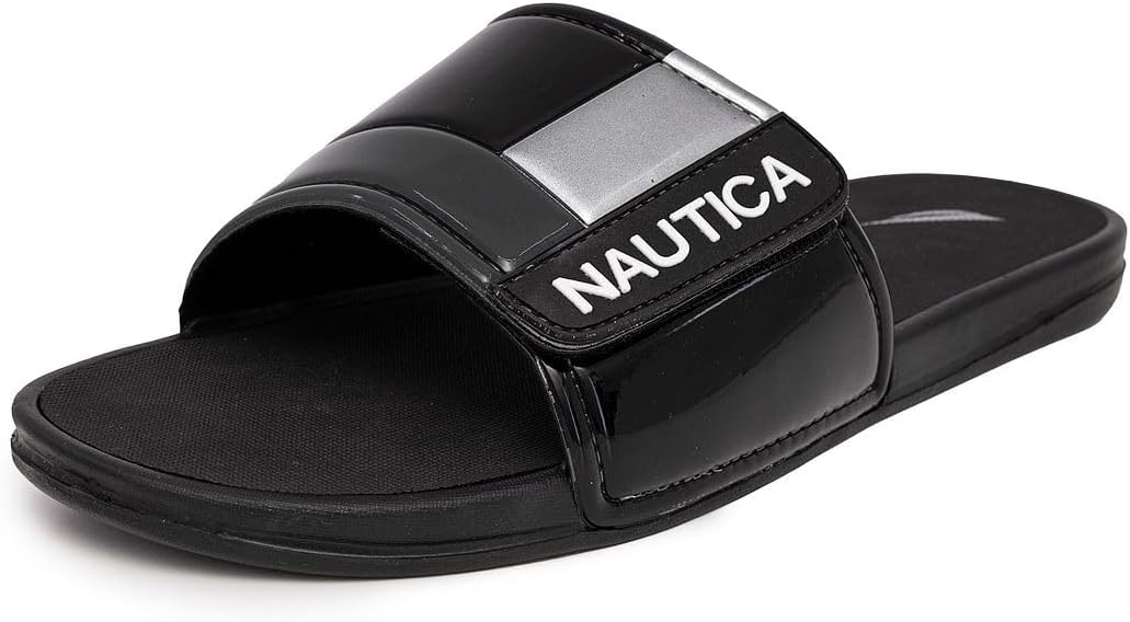 Мужские спортивные сандалии-находки Nautica, с регулируемыми ремешками, удобные для надевания (обычная и широкая посадка), черный
Мужские спортивные сандалии-находки Nautica, с регулируемыми ремешками, удобные для надевания (обычная и широкая посадка), черный