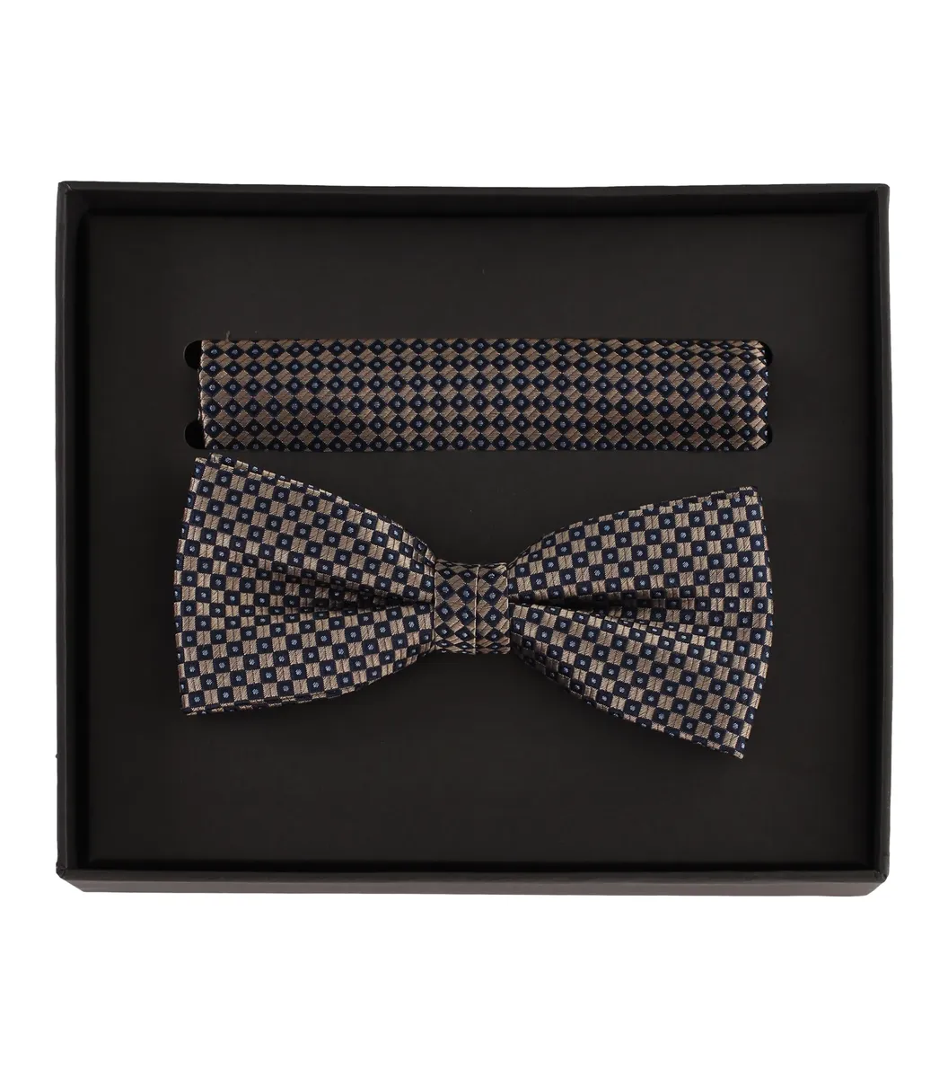 Галстук-бабочка VENTI "Комплект из галстука-бабочки и нагрудного платка VENTI с рисунком", бежевый
Галстук-бабочка VENTI "Комплект из галстука-бабочки и нагрудного платка VENTI с рисунком", бежевый