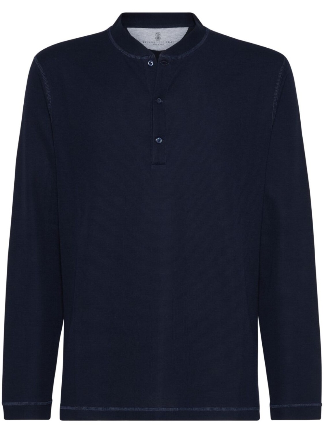 Brunello Cucinelli рубашка поло с длинными рукавами, синий
Brunello Cucinelli рубашка поло с длинными рукавами, синий