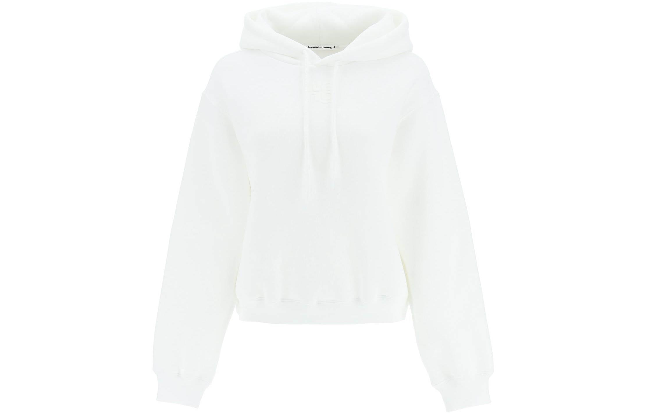 Худи с принтом логотипа на шнурке Alexander Wang, белый
Худи с принтом логотипа на шнурке Alexander Wang, белый