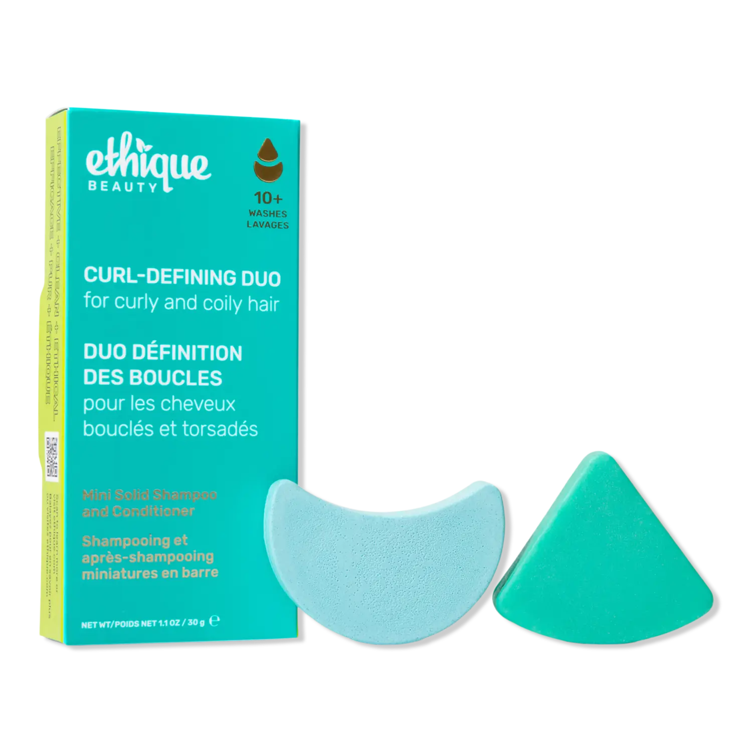 Набор из мини-мыла для придания формы локонам: шампунь и кондиционер. Ethique Beauty
Набор из мини-мыла для придания формы локонам: шампунь и кондиционер. Ethique Beauty