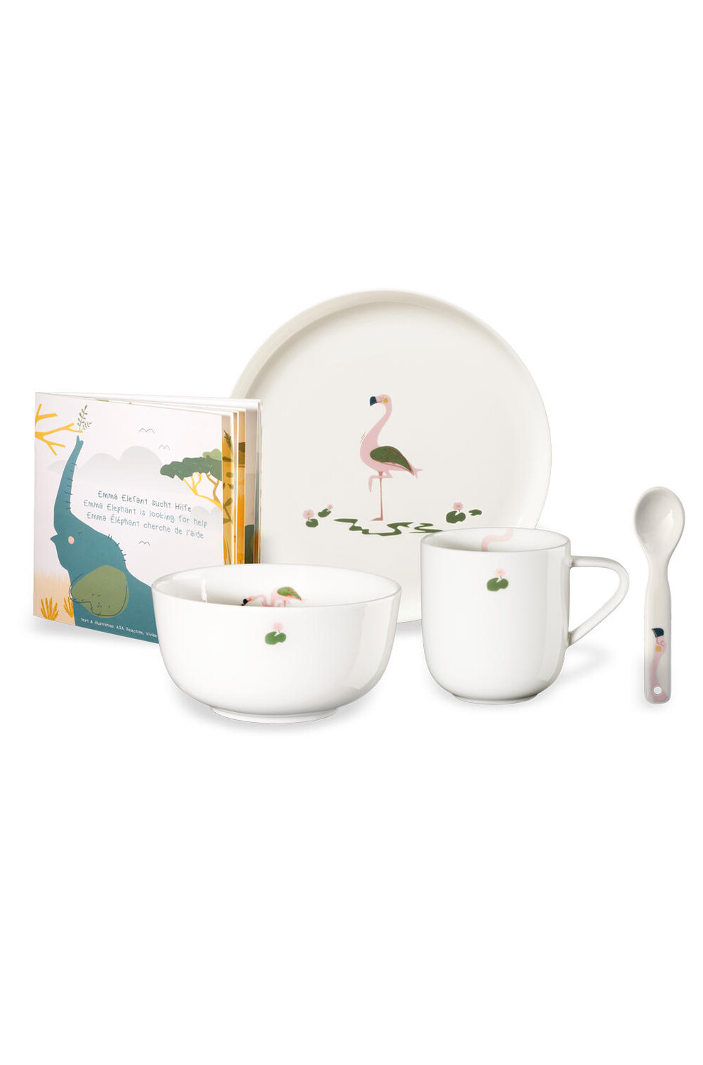 Набор детской посуды детский, fiona flamingo тонкий костяной фарфор 4 предм., 4 предм. Asa, розовый/белый
Набор детской посуды детский, fiona flamingo тонкий костяной фарфор 4 предм., 4 предм. Asa, розовый/белый