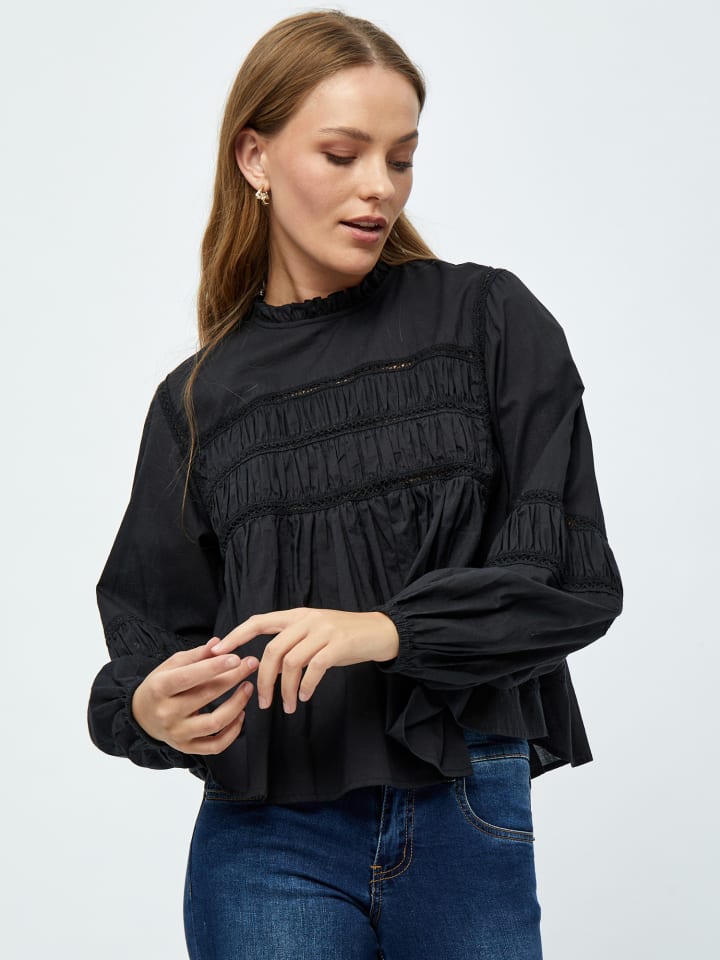 Блузка черного цвета DESIRES
Блузка черного цвета DESIRES