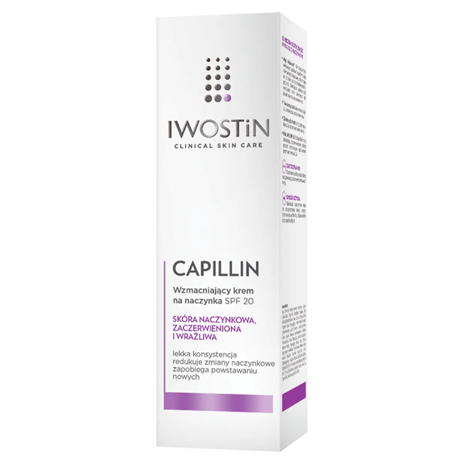 Iwostin Capillin укрепляющий капиллярный крем для лица SPF20, 40 мл
Iwostin Capillin укрепляющий капиллярный крем для лица SPF20, 40 мл