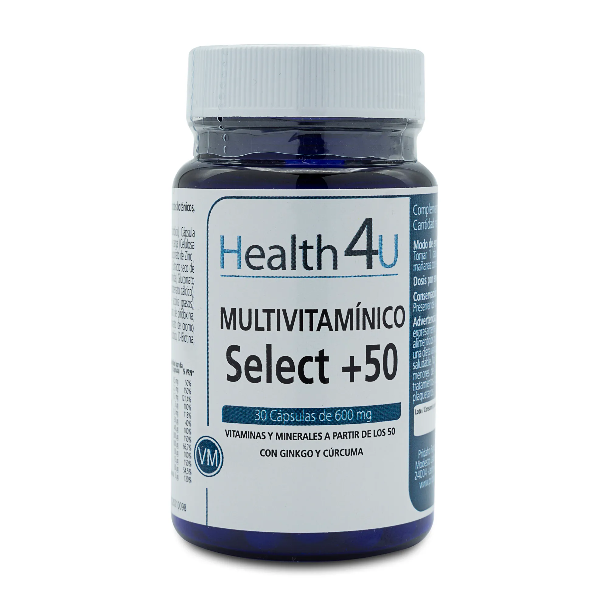 Биологически активная добавка Multivitamínico Select +50 H4U, 30 UD 
Биологически активная добавка Multivitamínico Select +50 H4U, 30 UD