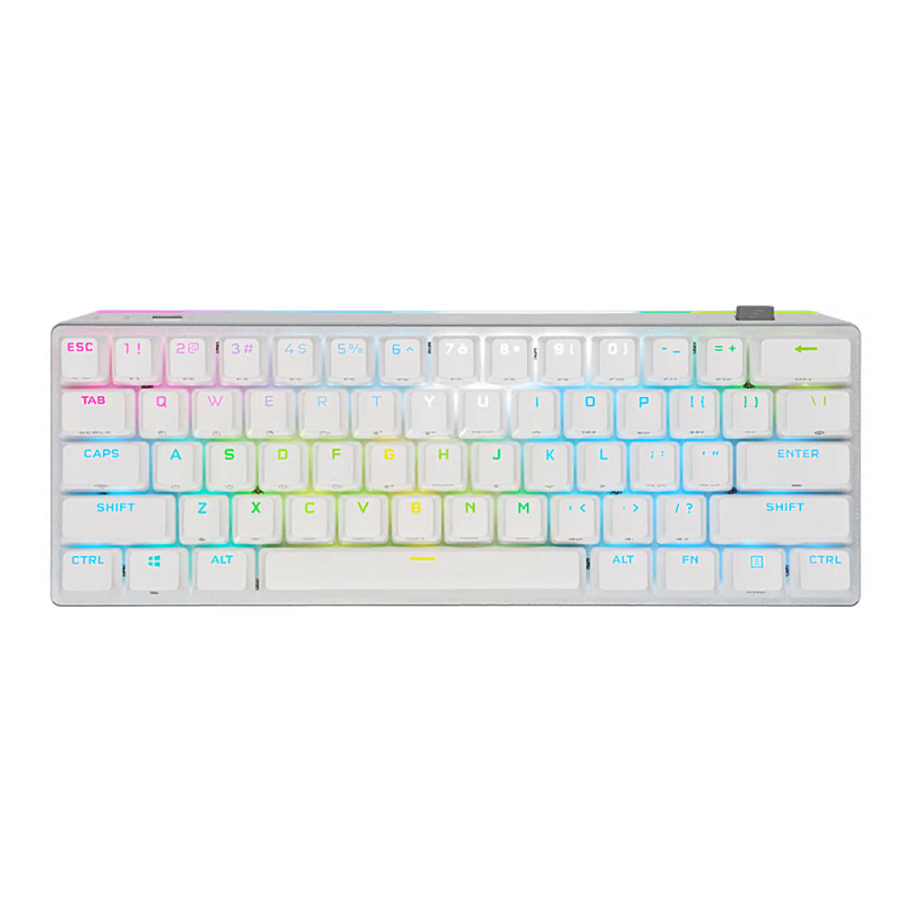 Игровая клавиатура Corsair K70 RGB Pro Mini, беспроводная, механическая, CHERRY MX Red, английская раскладка, белый
Игровая клавиатура Corsair K70 RGB Pro Mini, беспроводная, механическая, CHERRY MX Red, английская раскладка, белый