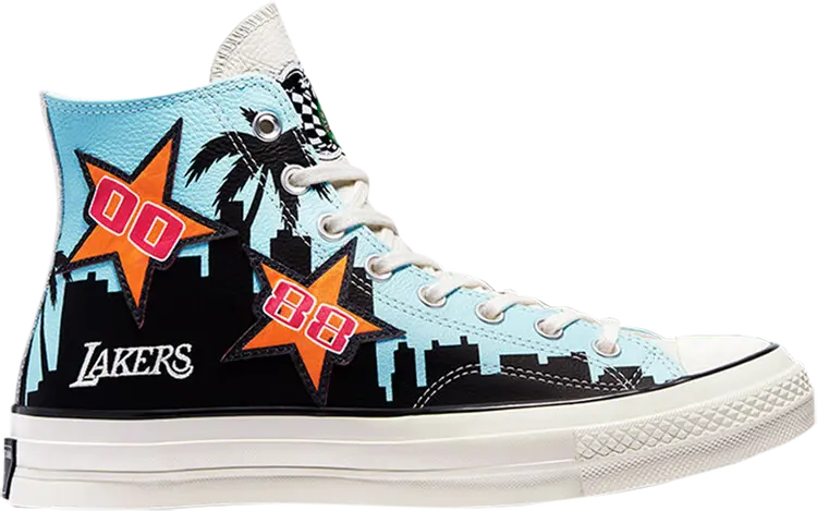 Кроссовки Converse Chinatown Market x Chuck 70 High Lakers Championship Jacket, синий
Кроссовки Converse Chinatown Market x Chuck 70 High Lakers Championship Jacket, синий