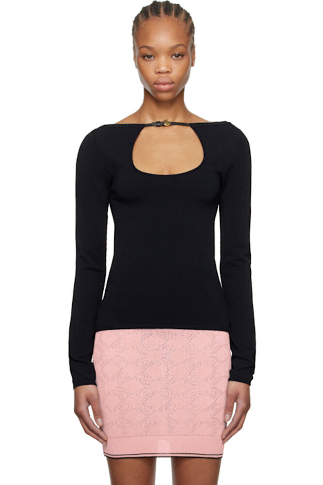 Черная футболка с длинным рукавом и вырезом-замочной скважиной AMIRI
Черная футболка с длинным рукавом и вырезом-замочной скважиной AMIRI