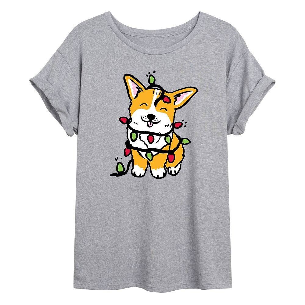 Детская футболка большого размера с рисунком «Рождественский корги» Licensed Character, серый
Детская футболка большого размера с рисунком «Рождественский корги» Licensed Character, серый