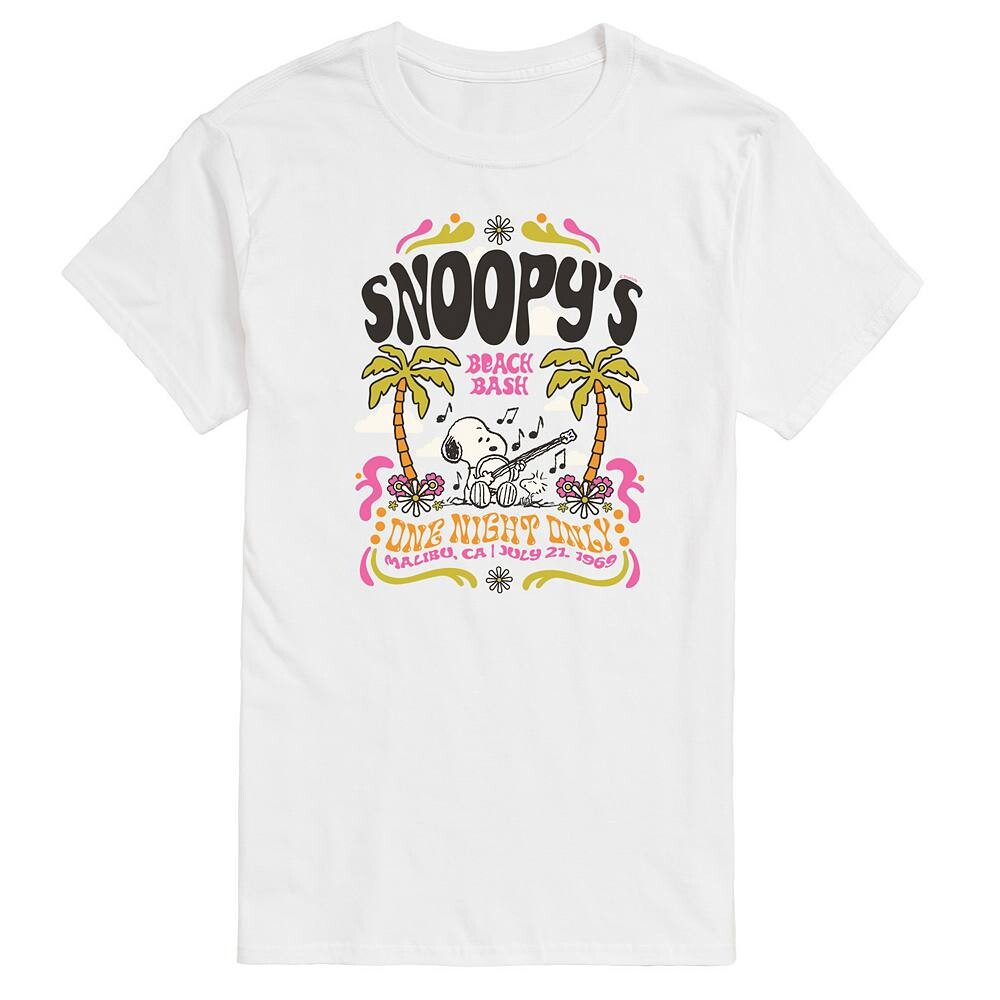 Мужская футболка с рисунком Peanuts Snoopy Beach Bash Licensed Character, белый
Мужская футболка с рисунком Peanuts Snoopy Beach Bash Licensed Character, белый