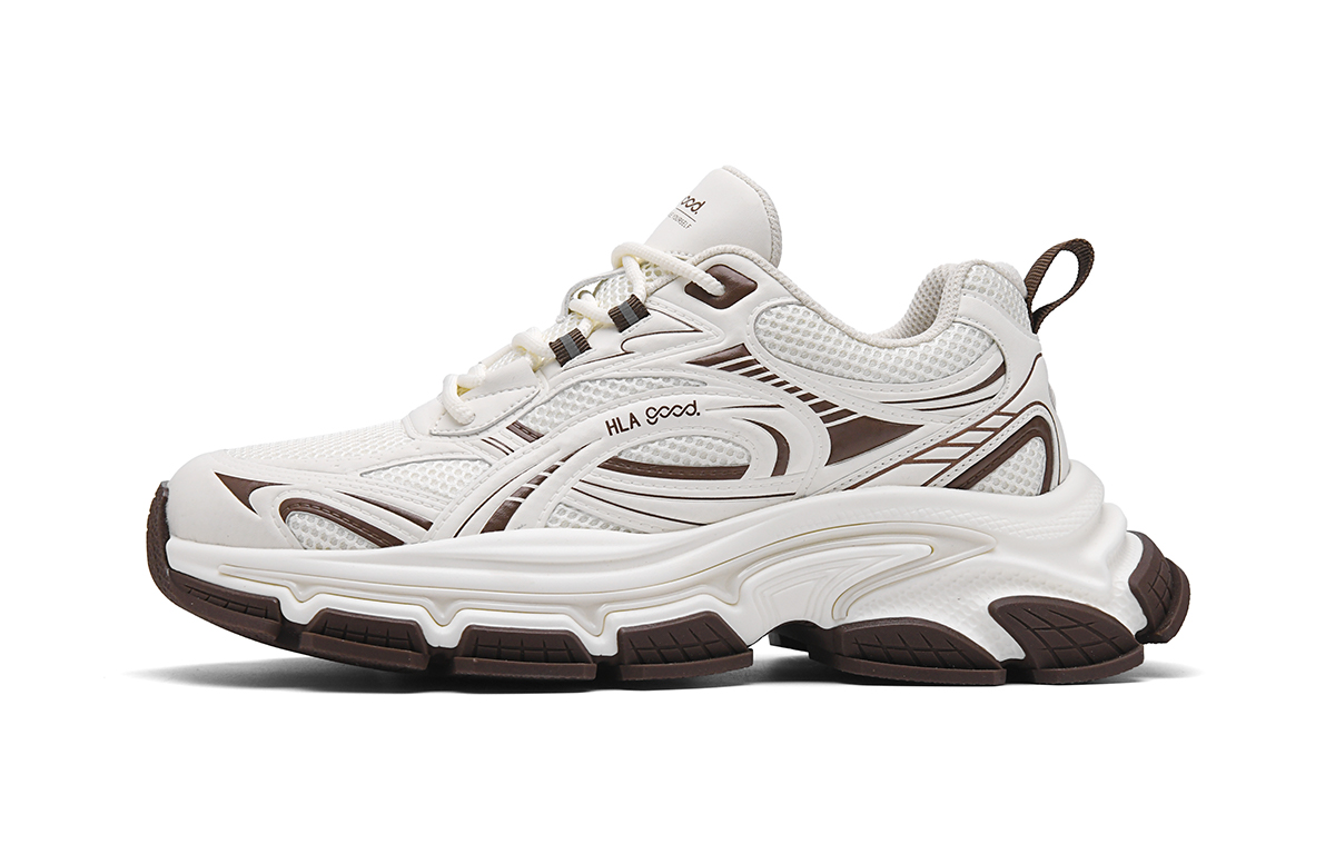 Дышащие низкие массивные кроссовки для увеличения роста, мужские HLA, бежевый
Дышащие низкие массивные кроссовки для увеличения роста, мужские HLA, бежевый