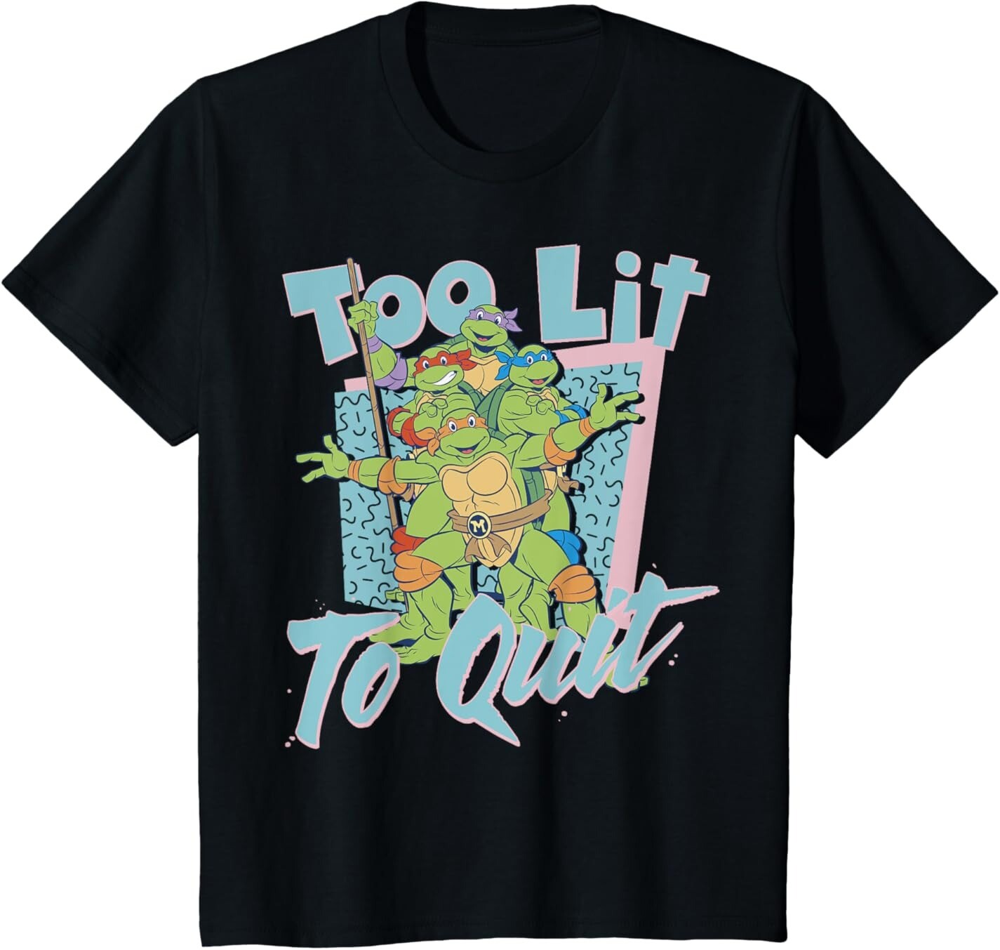 Футболка для подростков Teenage Mutant Ninja Turtles Too Lit To Quit, черный
Футболка для подростков Teenage Mutant Ninja Turtles Too Lit To Quit, черный