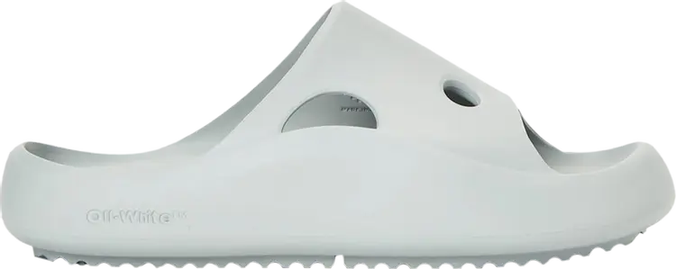 Сандалии Off-White Meteor Padded Sliders Light Grey, серый 
Сандалии Off-White Meteor Padded Sliders Light Grey, серый