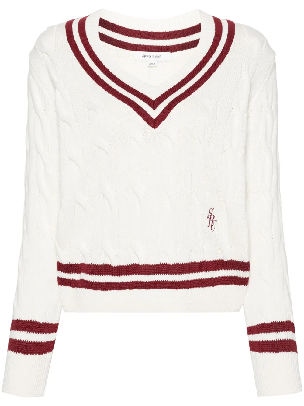 Джемпер SRC фактурной вязки Sporty & Rich, нейтральный
Джемпер SRC фактурной вязки Sporty & Rich, нейтральный