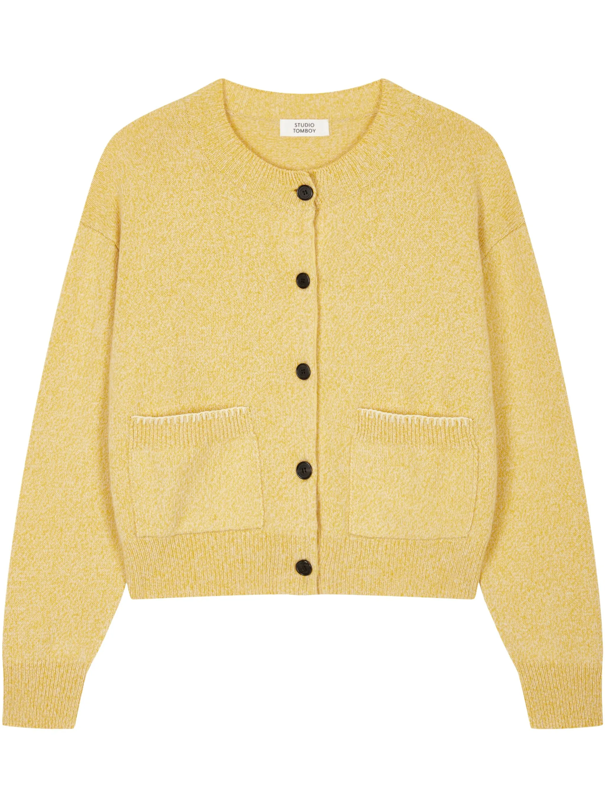 Кардиган с круглым вырезом Tomboy, желтый
Кардиган с круглым вырезом Tomboy, желтый