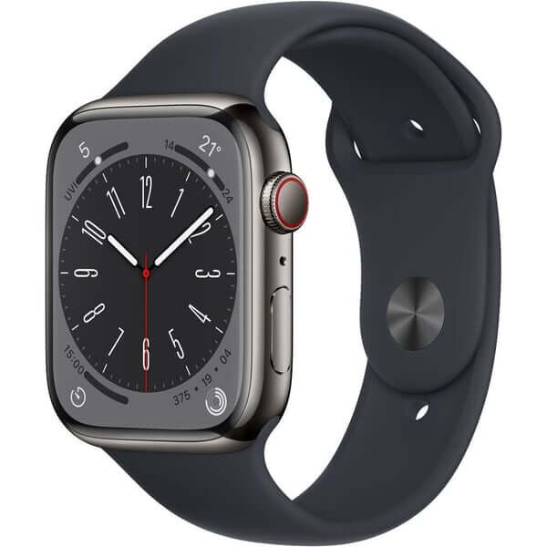 Умные часы Apple Watch Series 8 (GPS + Cellular), 45 мм, Graphite/Midnight
Умные часы Apple Watch Series 8 (GPS + Cellular), 45 мм, Graphite/Midnight