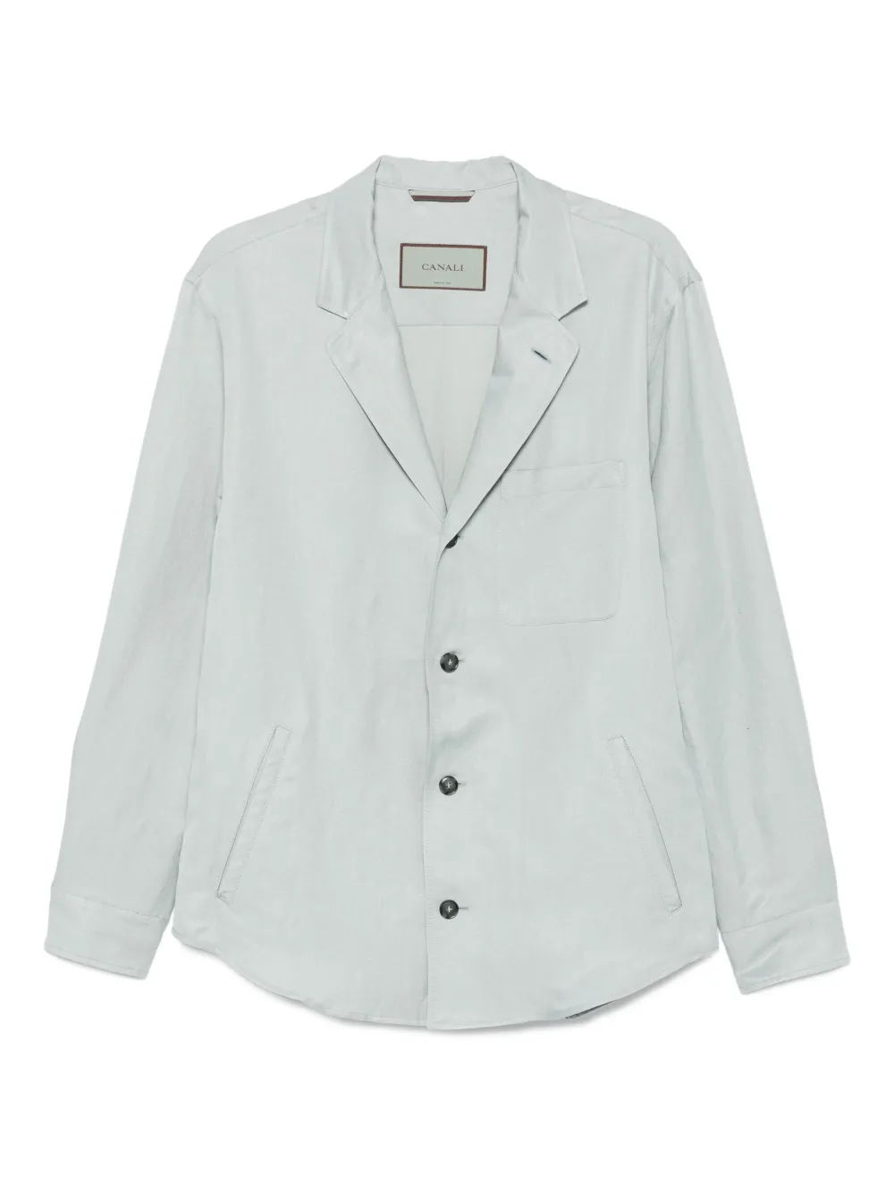 Куртка-рубашка с накладными карманами Canali, синий
Куртка-рубашка с накладными карманами Canali, синий