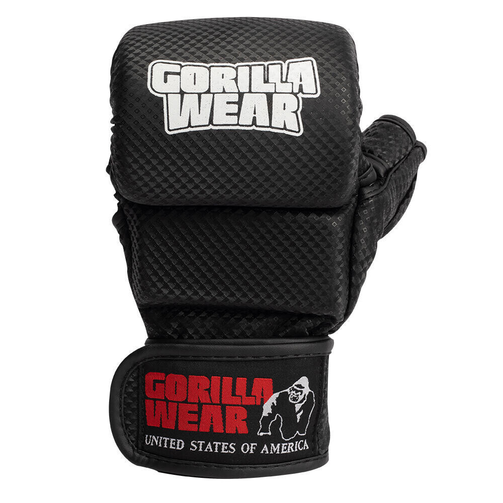 Спарринговые перчатки MMA - Ely - Черные GORILLA WEAR 
Спарринговые перчатки MMA - Ely - Черные GORILLA WEAR