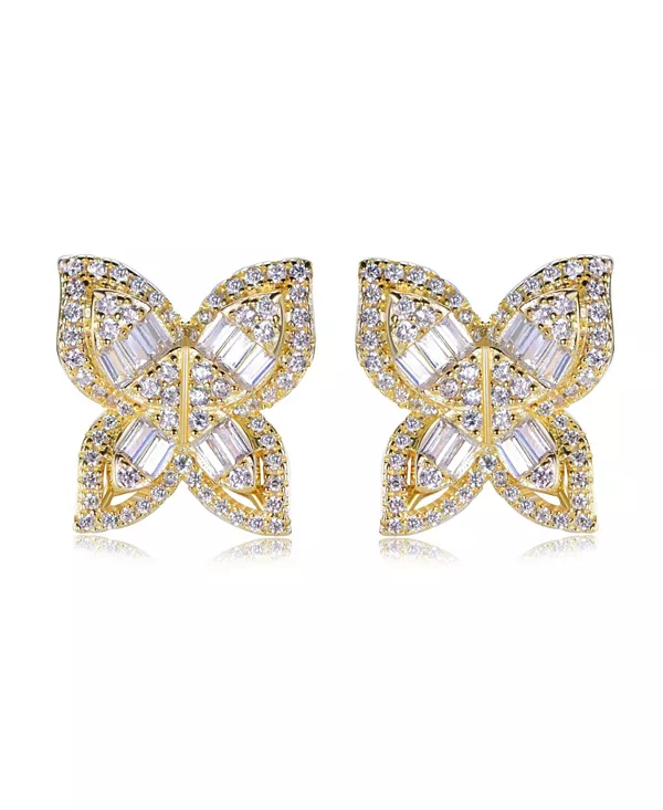 Серьги-Бабочки Suzy Levian из стерлингового серебра с кубическими цирконами и многогранными фигурками Suzy Levian New York, gold
Серьги-Бабочки Suzy Levian из стерлингового серебра с кубическими цирконами и многогранными фигурками Suzy Levian New York, gold
