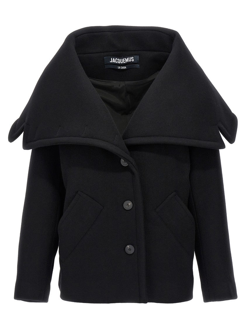 Пальто Le Caban Caruso Jacquemus, черный
Пальто Le Caban Caruso Jacquemus, черный