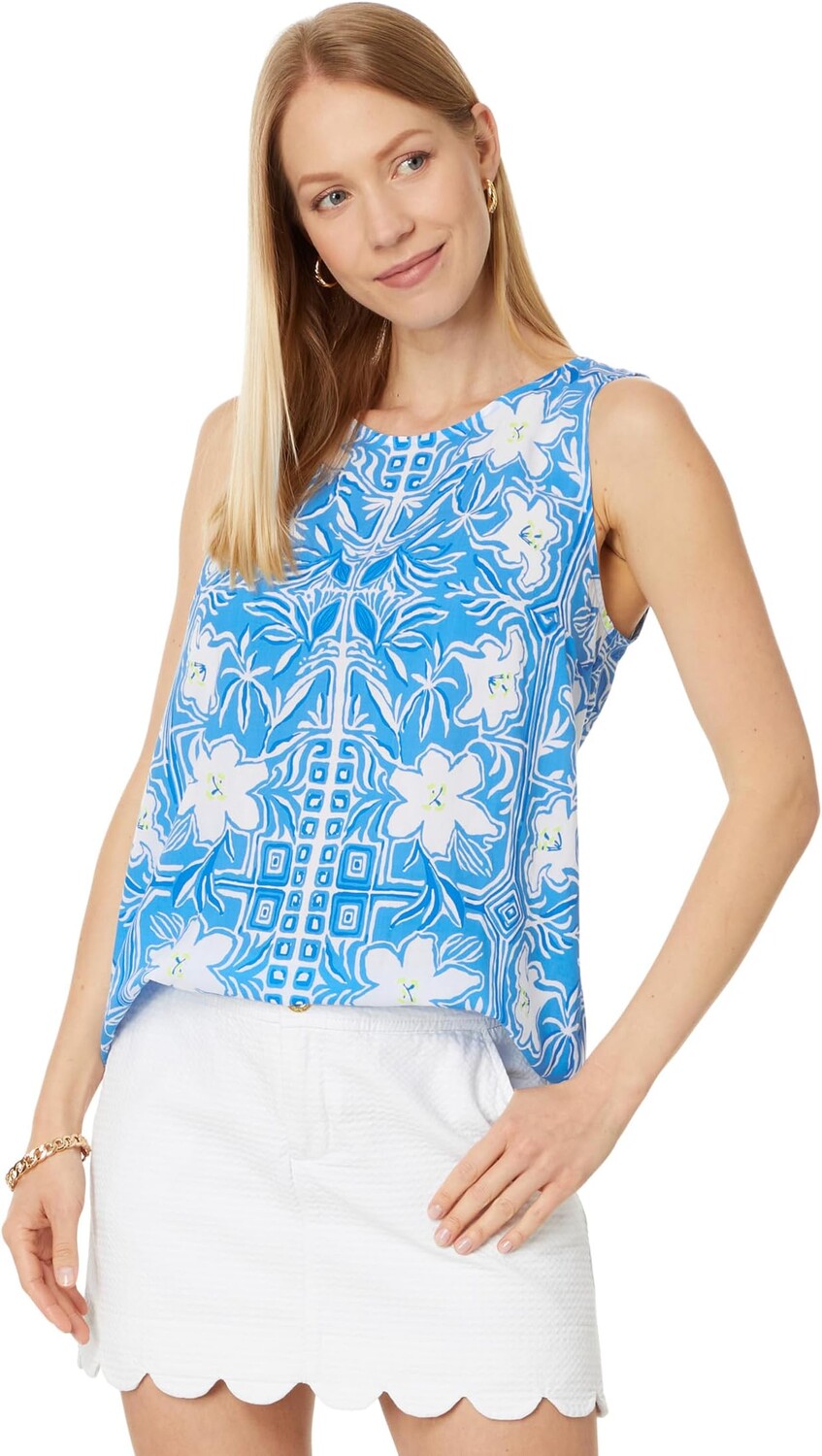 Топ Lilly Pulitzer Iona Sleeveless Top, цвет Lunar Blue My Flutter Half Engineered Woven Top
Топ Lilly Pulitzer Iona Sleeveless Top, цвет Lunar Blue My Flutter Half Engineered Woven Top