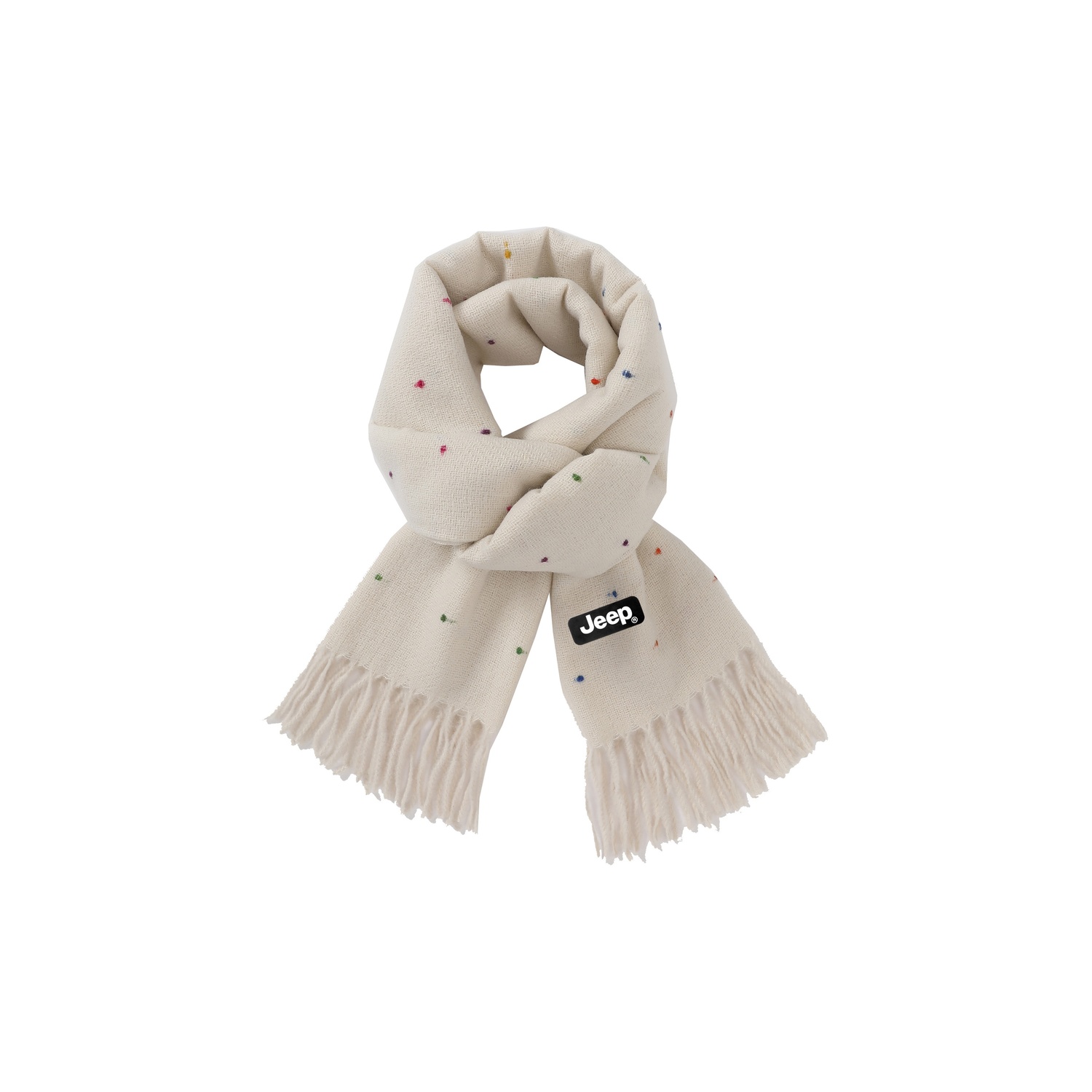 Вязаный шарф из полиэстера, унисекс Jeep, monochrome dot cream белый; one size
Вязаный шарф из полиэстера, унисекс Jeep, monochrome dot cream белый; one size