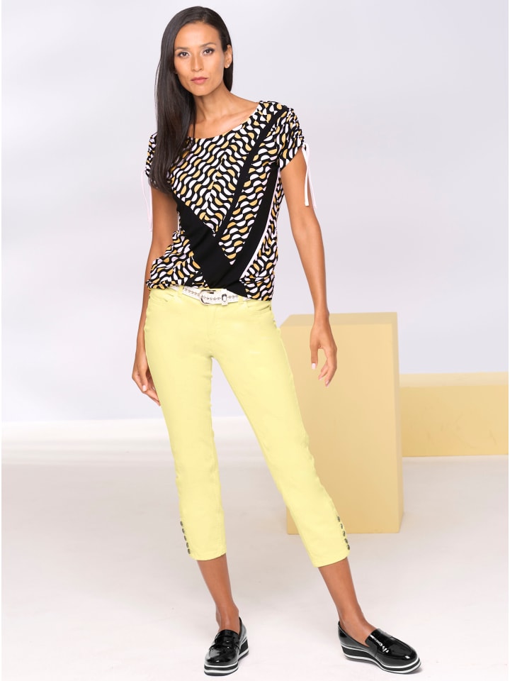 Брюки 7/8 светло-желтого цвета Heine
Брюки 7/8 светло-желтого цвета Heine