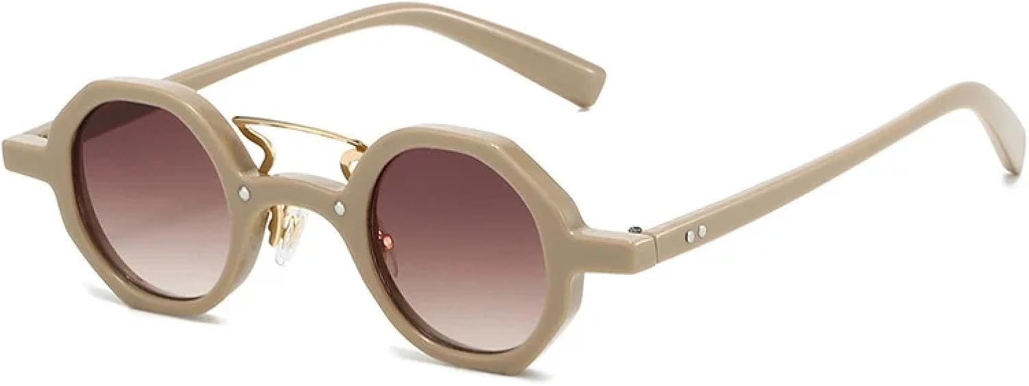 Солнцезащитные очки с защитой от УФ-излучения UV400 | Круглые, в стиле стимпанк, с разноцветными линзами | Для женщин и мужчин, для занятий спортом на открытом воздухе и вождения DSVIGF, Coffee-brown
Солнцезащитные очки с защитой от УФ-излучения UV400 | Круглые, в стиле стимпанк, с разноцветными линзами | Для женщин и мужчин, для занятий спортом на открытом воздухе и вождения DSVIGF, Coffee-brown