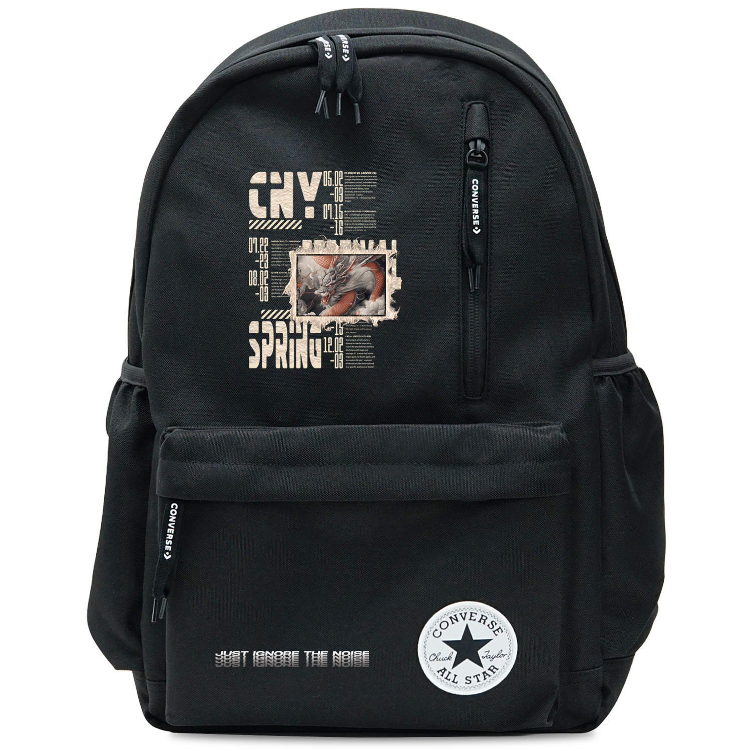 Converse Полиэстеровый рюкзак среднего размера унисекс черный, CNY Cloud Dragon
Converse Полиэстеровый рюкзак среднего размера унисекс черный, CNY Cloud Dragon