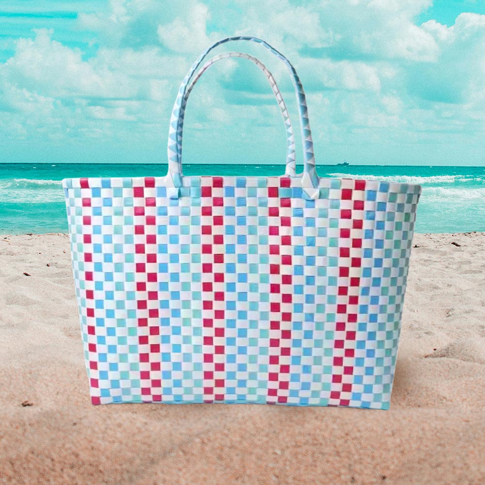 Плетеная объемная сумка-тоут или сумка через плечо FASHNZFAB, Turquoise
Плетеная объемная сумка-тоут или сумка через плечо FASHNZFAB, Turquoise