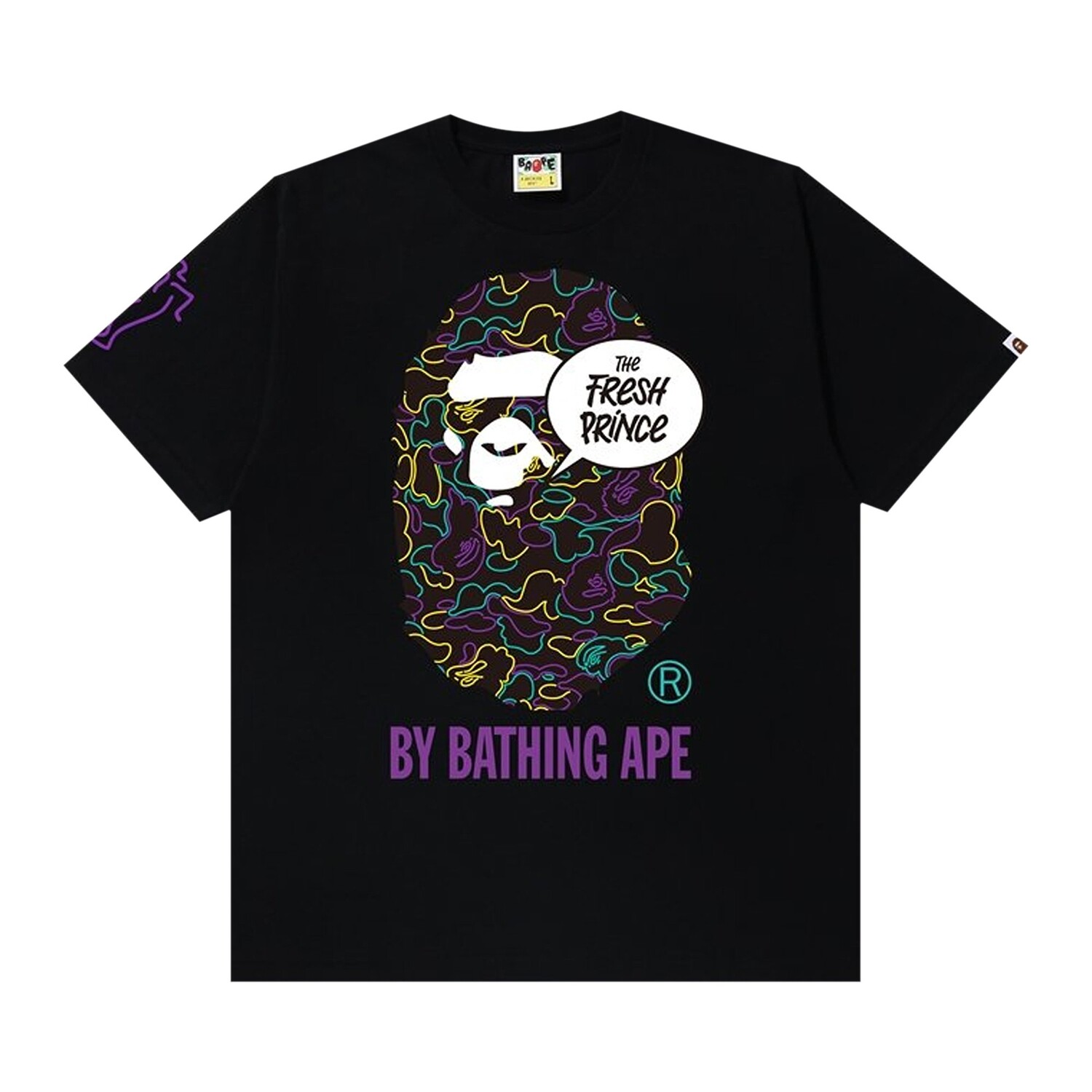 BAPE Футболка Fresh Prince, черная, Черный, BAPE Футболка Fresh Prince, черная
BAPE Футболка Fresh Prince, черная, Черный, BAPE Футболка Fresh Prince, черная
