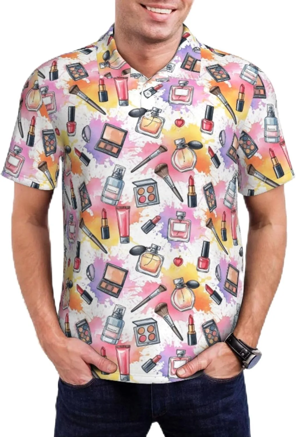 Мужская короткая поло с тремя пуговицами, размеры S-4XL JZDACH
Мужская короткая поло с тремя пуговицами, размеры S-4XL JZDACH