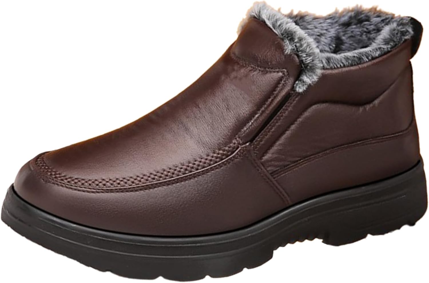 Мужские кожаные теплые ботинки на меху, слипоны для снега, противоскользящие зимние кроссовки, водонепроницаемые ортопедические повседневные туфли Generic, коричневый
Мужские кожаные теплые ботинки на меху, слипоны для снега, противоскользящие зимние кроссовки, водонепроницаемые ортопедические повседневные туфли Generic, коричневый