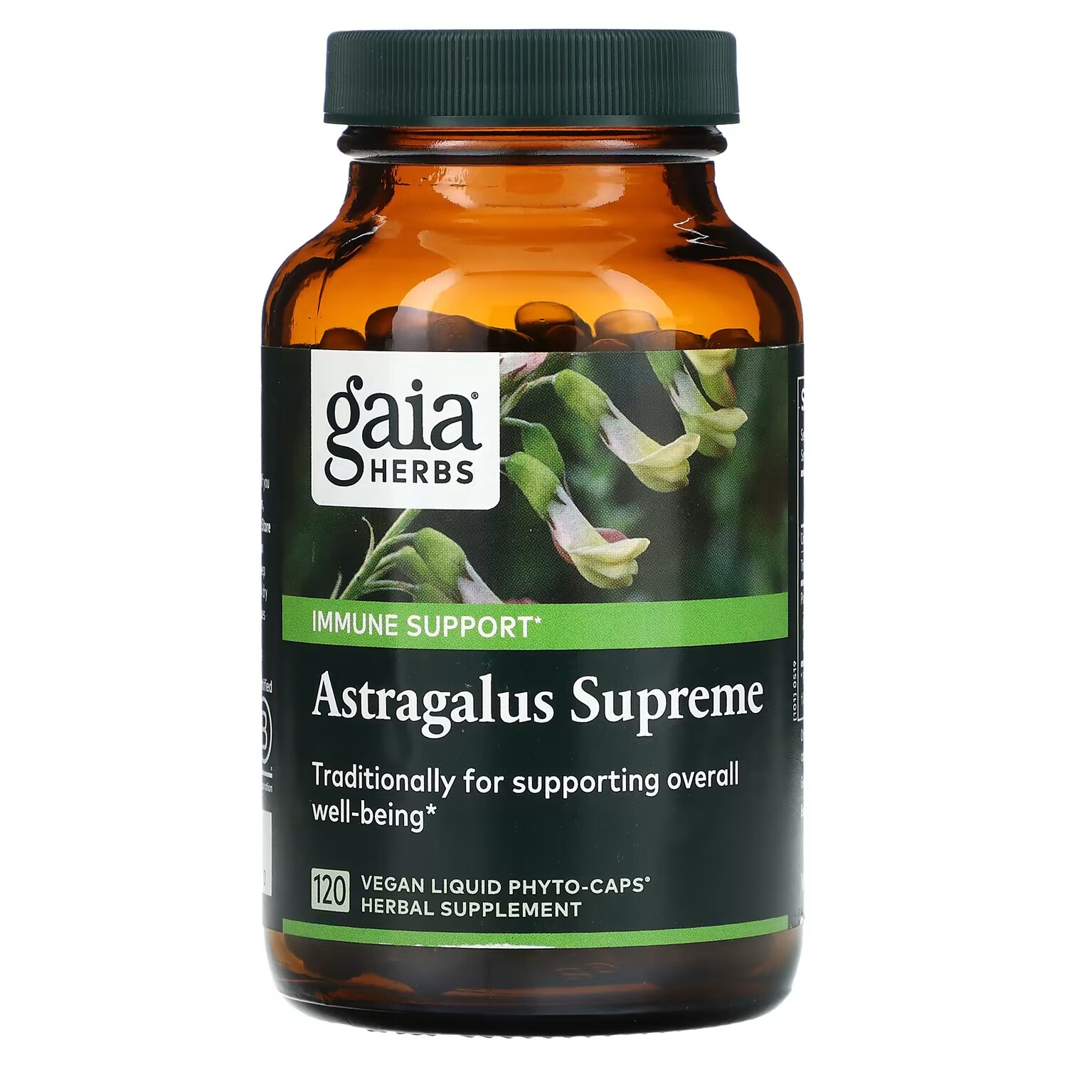 Добавка Gaia Herbs Astragalus Supreme, 120 веганских жидких фито-капсул
Добавка Gaia Herbs Astragalus Supreme, 120 веганских жидких фито-капсул
