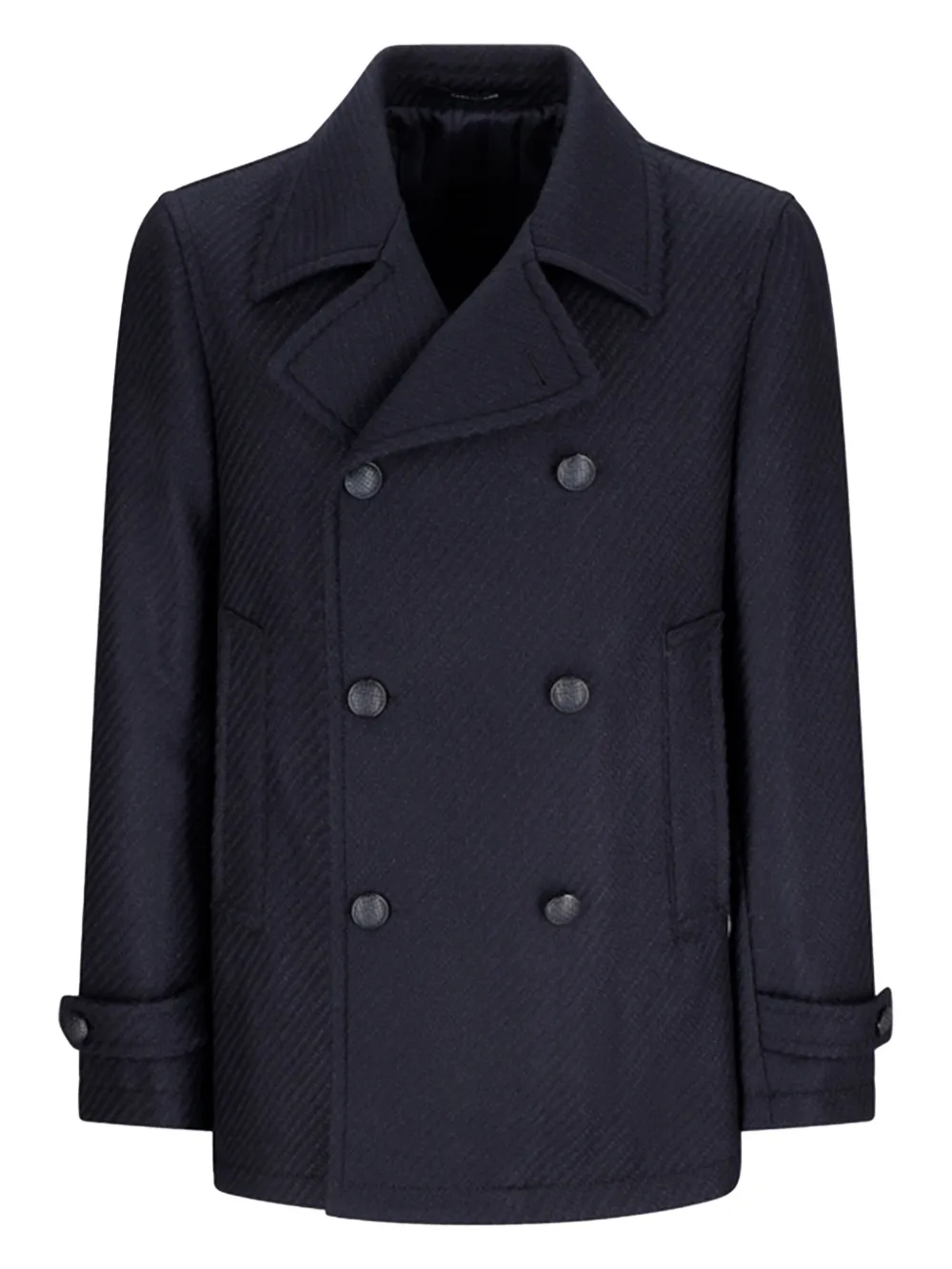 Двубортное пальто с узором в елочку TAGLIATORE, синий
Двубортное пальто с узором в елочку TAGLIATORE, синий
