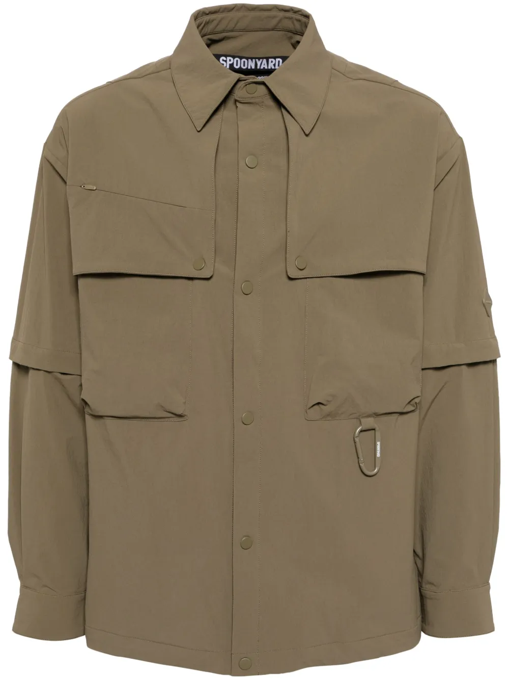 Рубашка со съемными рукавами Spoonyard, коричневый
Рубашка со съемными рукавами Spoonyard, коричневый