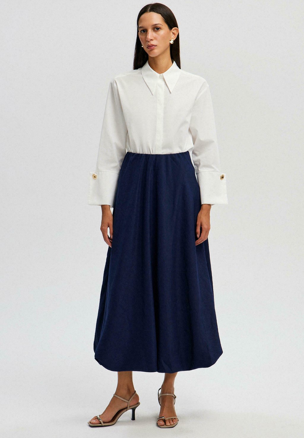 Юбка макси ELASTIC WAIST BALLON Touché Privé, темно-синий 
Юбка макси ELASTIC WAIST BALLON Touché Privé, темно-синий