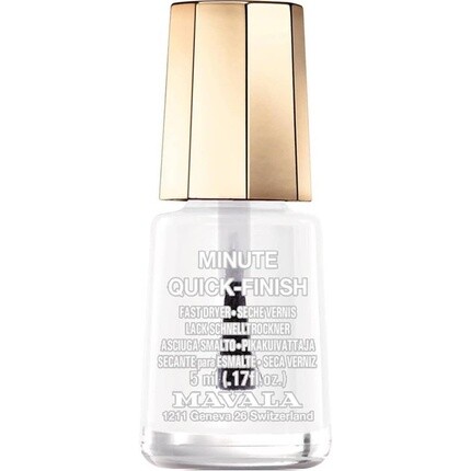 Лак для ногтей Minute Quick-Finish Top Coat 5 мл, Mavala
Лак для ногтей Minute Quick-Finish Top Coat 5 мл, Mavala
