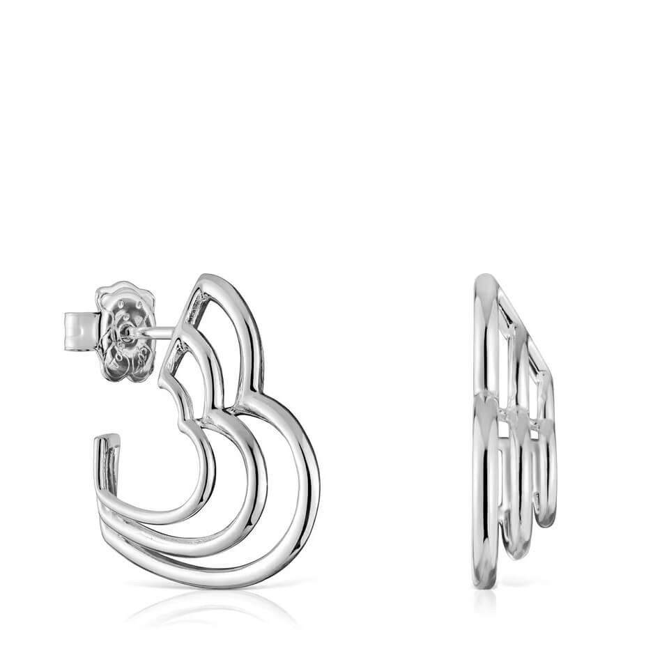 Серьги Tous Bickie Small Triple Heart, серебро
Серьги Tous Bickie Small Triple Heart, серебро